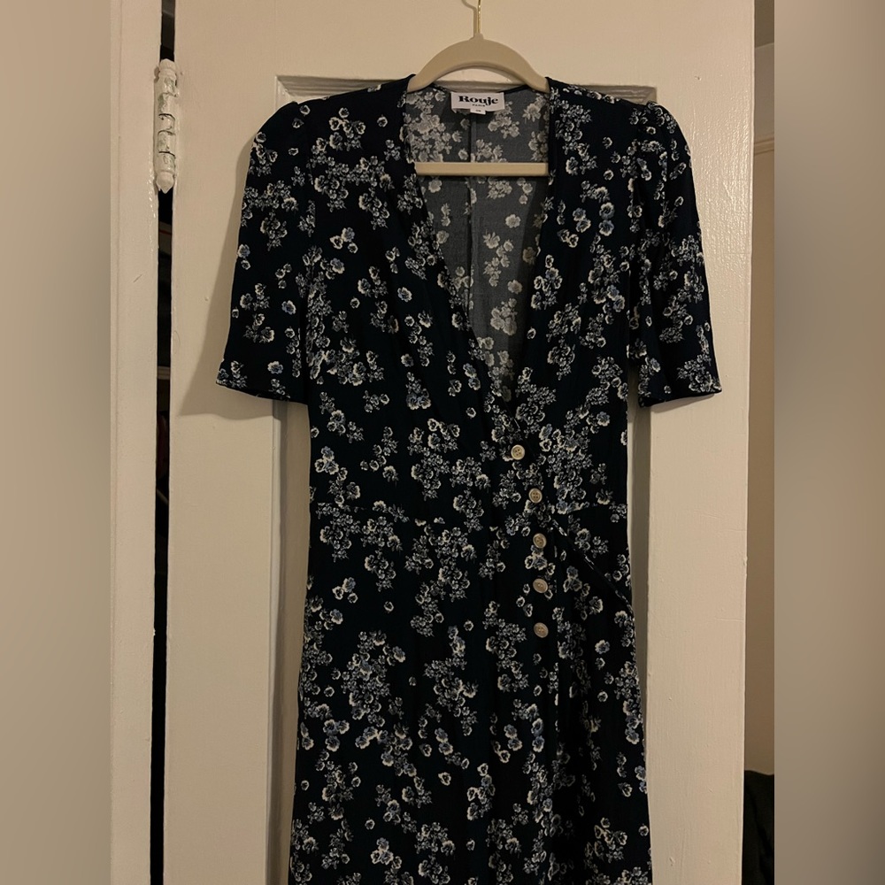 Rouje Gabin Dress Navy Floral